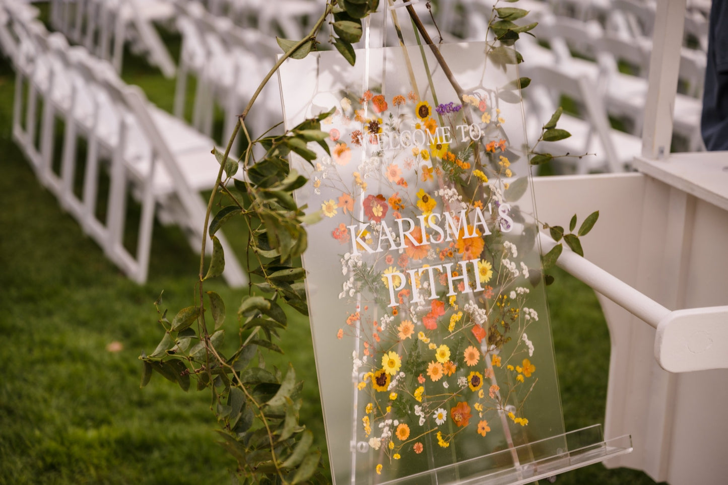 Pressed Acrylic Sign