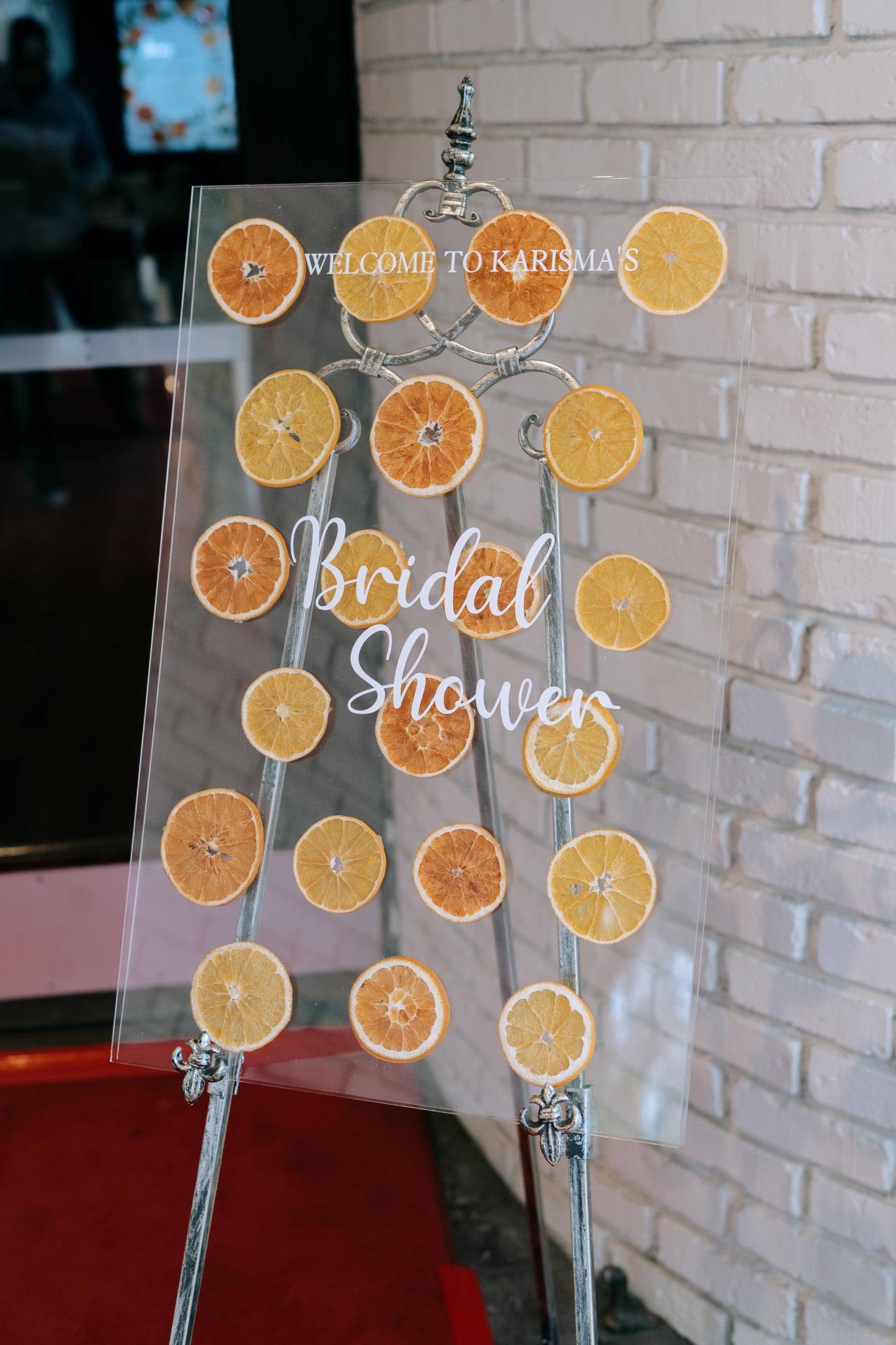 Pressed Acrylic Sign