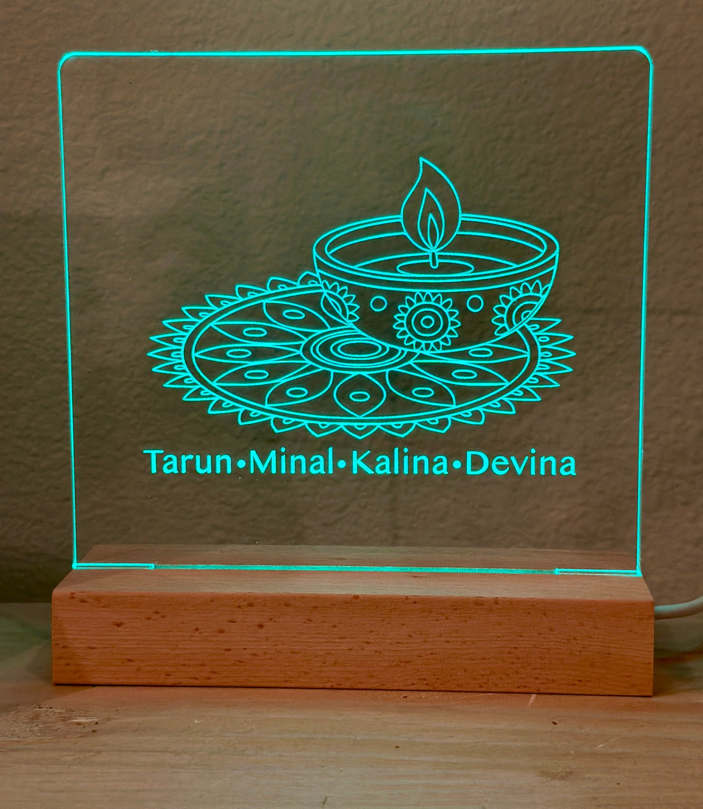 Acrylic LED Light Display